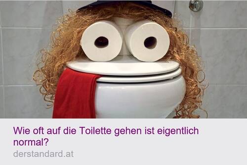 Wie oft auf die Toilette gehen ist eigentlich normal?