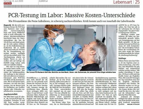 PCR-Testungen im Labor: Massive Kosten-Unterschiede